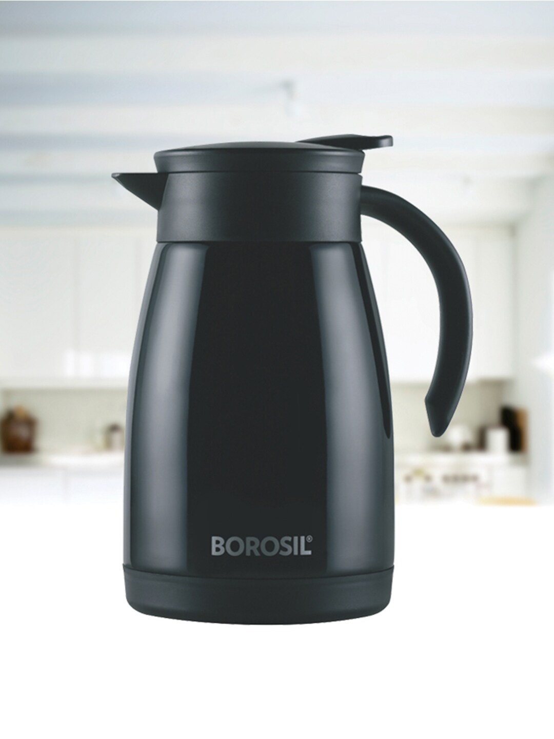 

BOROSIL Double Wall Vacuum Insulated ThermoCarafe Teapot 750ml, Black