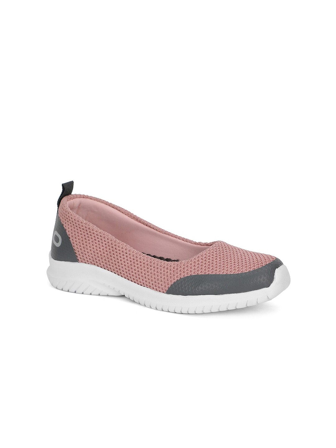 

Khadims Women Pink Textile Slip-on Shoes