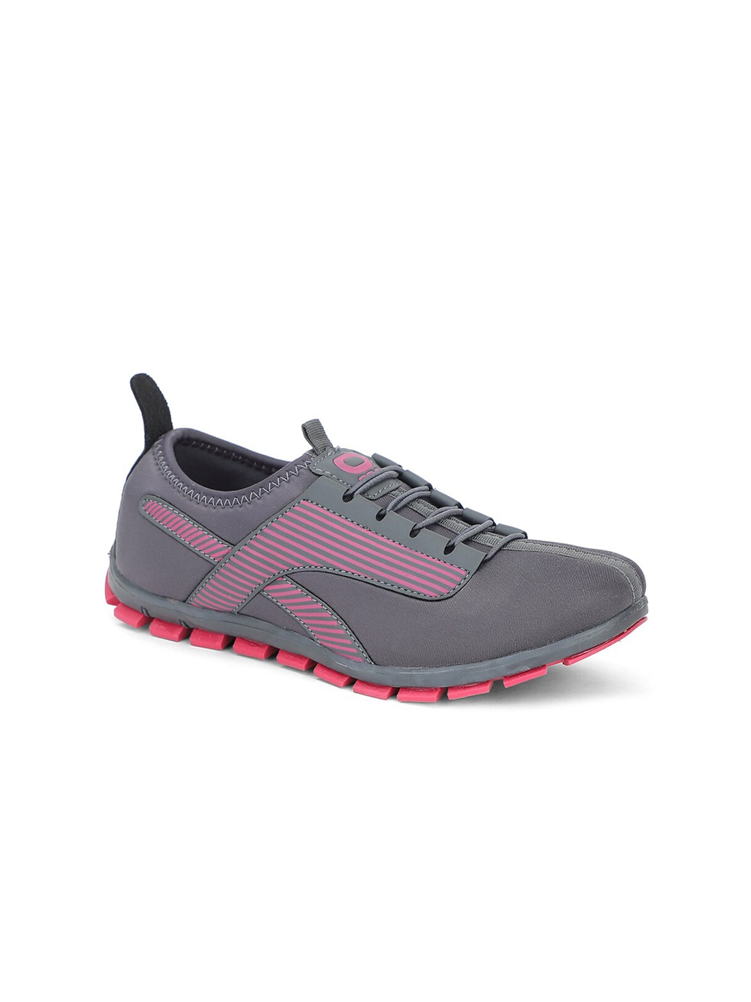 

Khadims Women Grey Textile Walking Non-Marking Shoes