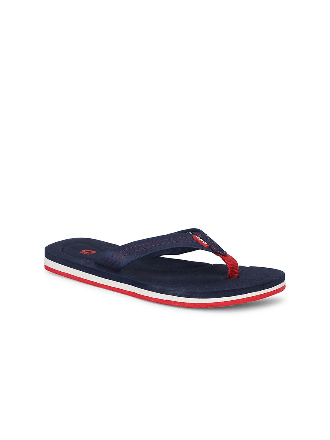

Khadims Men Navy Blue & White Rubber Thong Flip-Flops