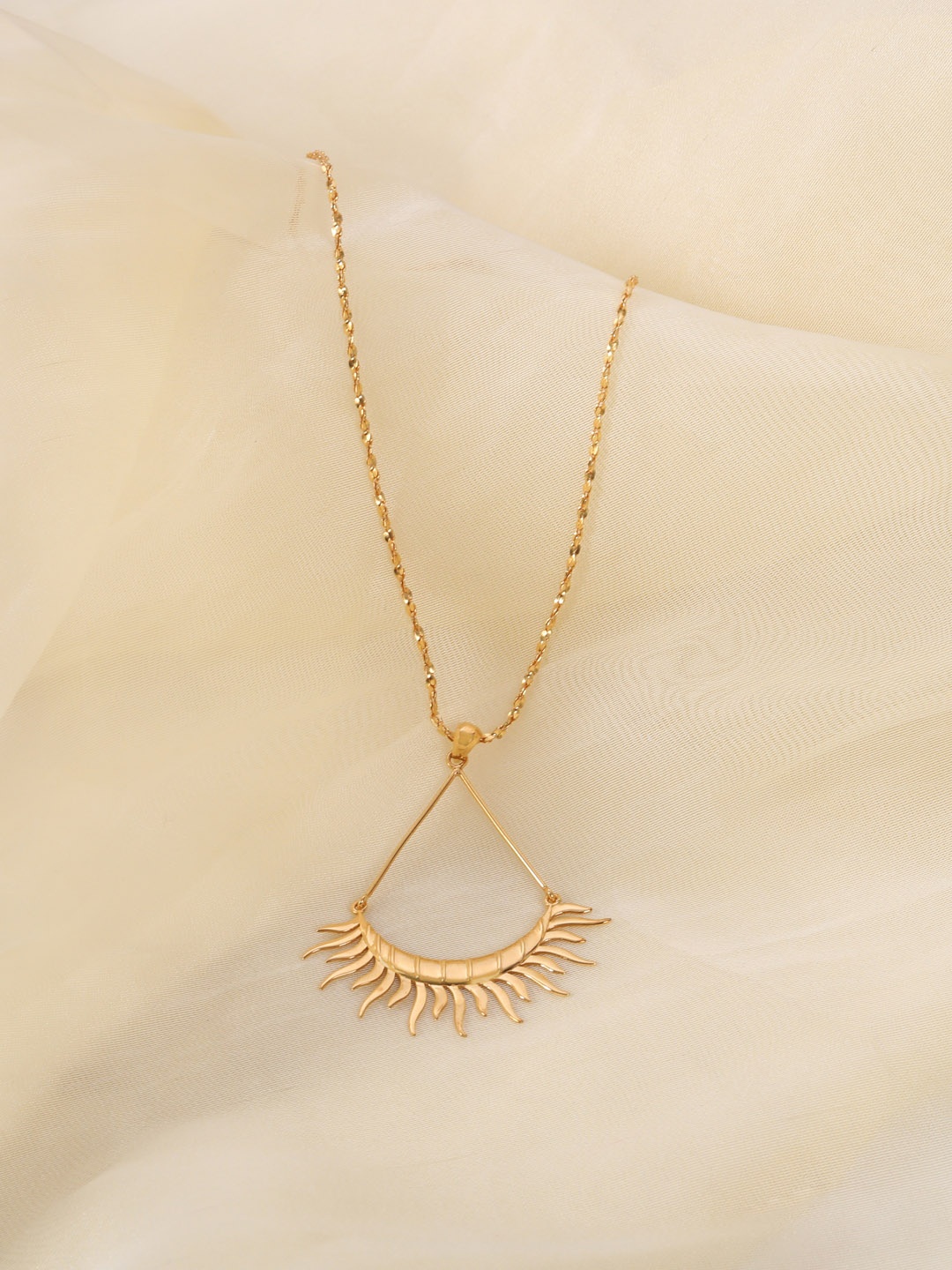 

TRISHONA Gold-Toned Brass Gold-Plated Chain