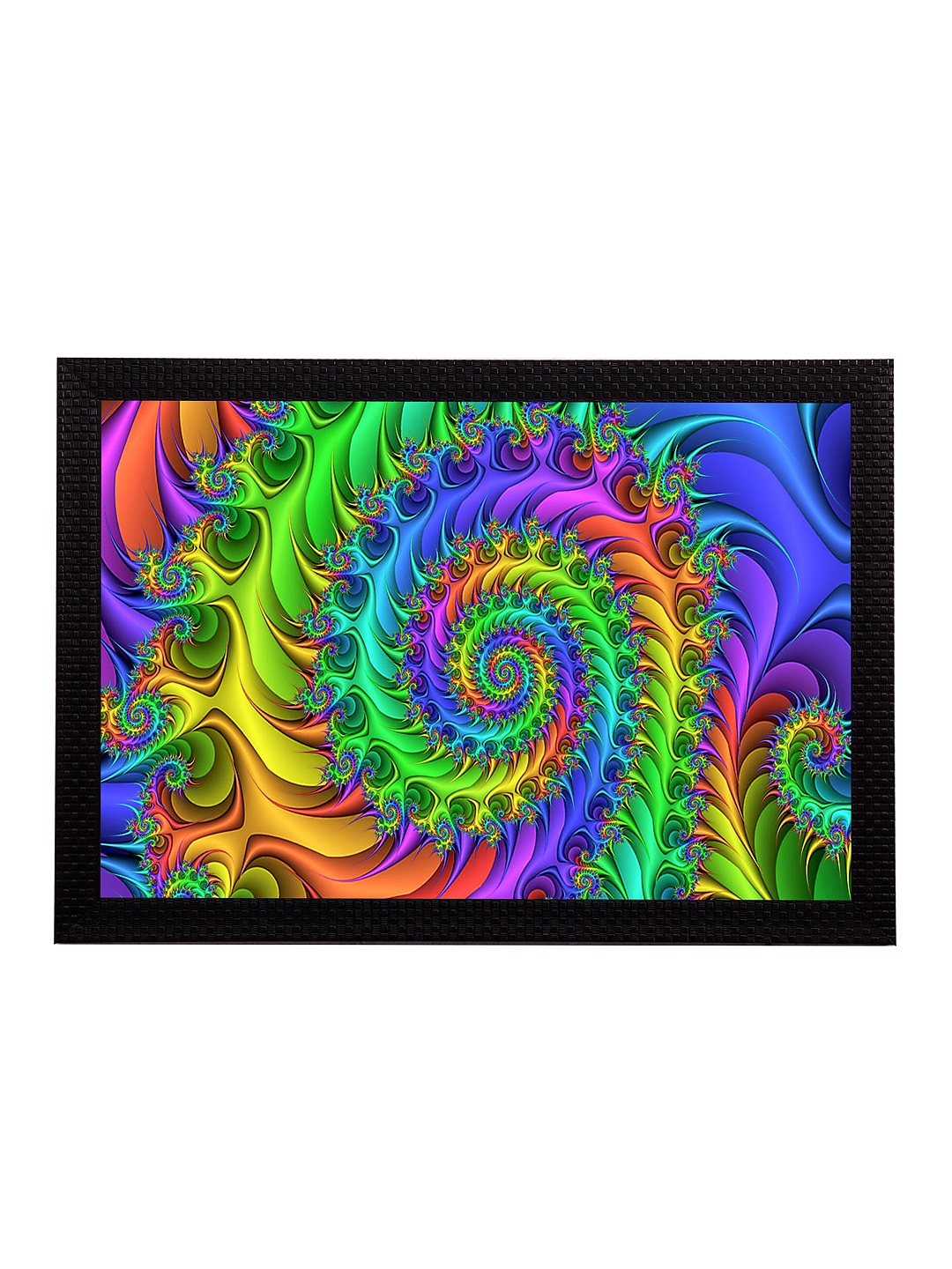 

eCraftIndia Multicoloured Abstract UV Wall Art, Multi