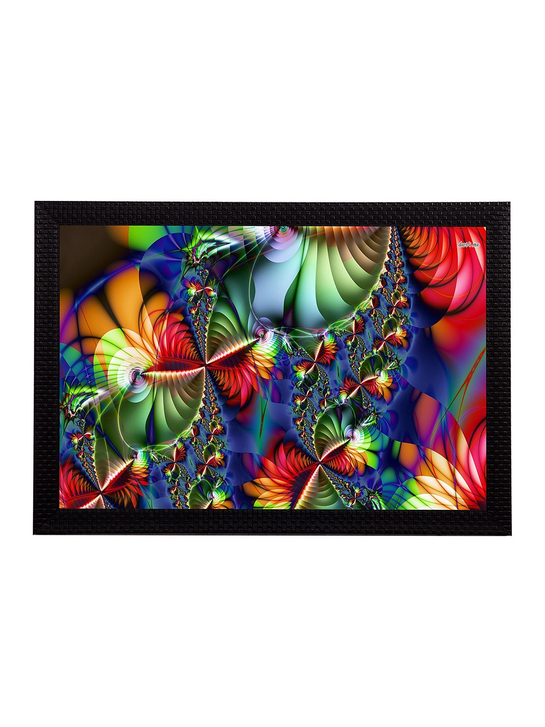 

eCraftIndia Multicoloured Abstract UV Wall Art, Multi