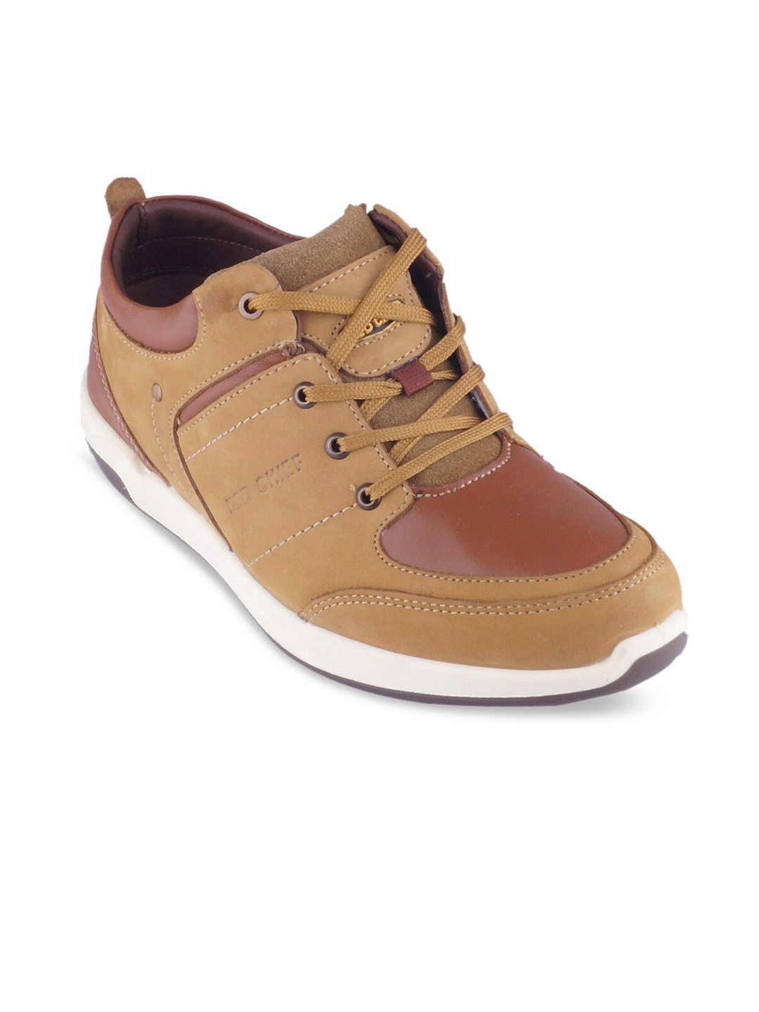 

Red Chief Men Brown Leather Sneakers