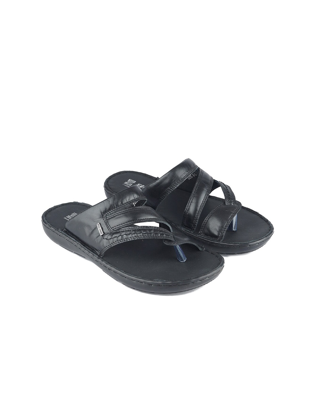 

Red Chief Men Black Comfort Sandals