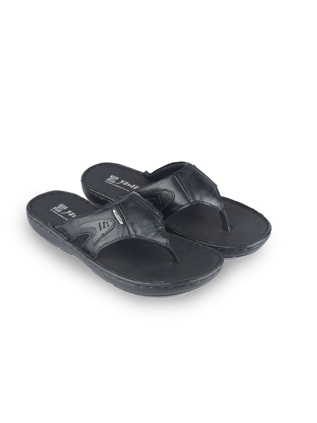 

Red Chief Men Black Solid Comfort sandals