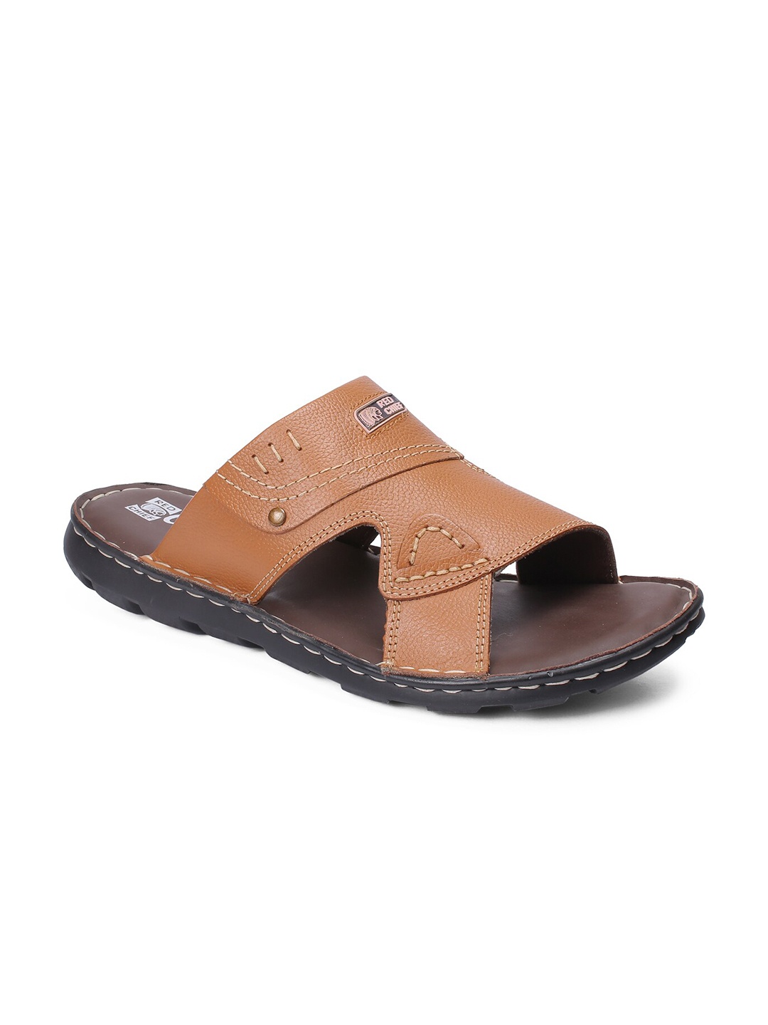 

Red Chief Men Brown & Tan Comfort Sandals