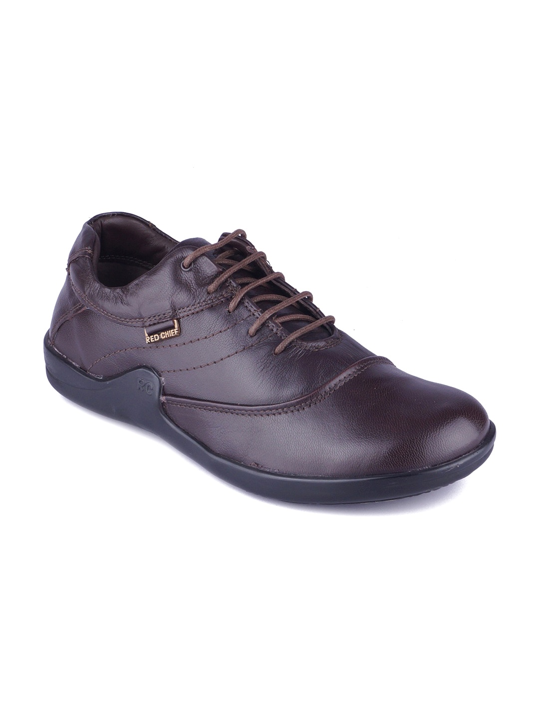 

Red Chief Men Brown Leather Sneakers