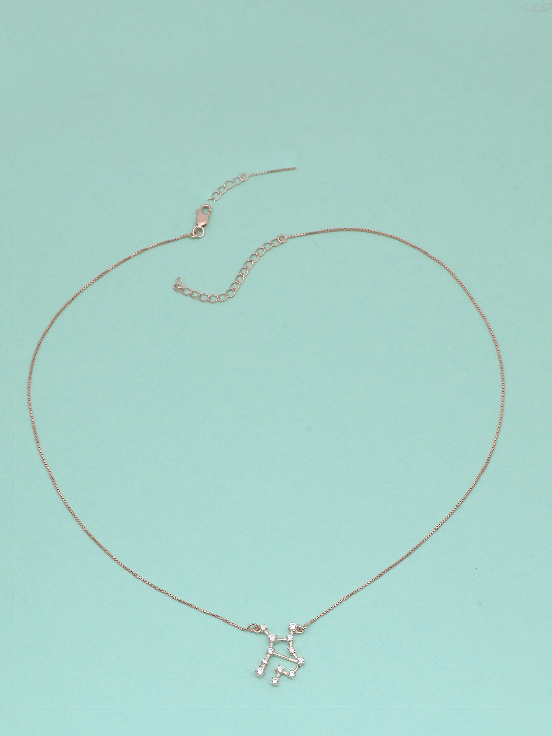 

Silgo Rose Silver Rose Gold-Plated Necklace