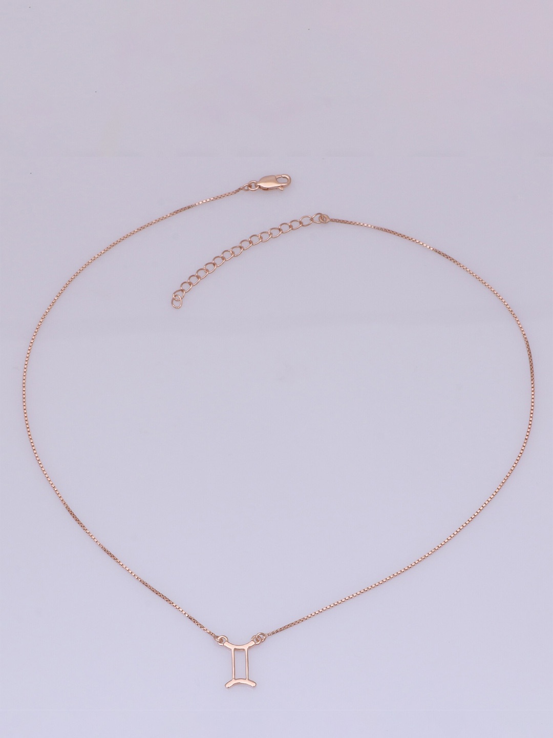 

Silgo Rose Silver Rose Gold-Plated Necklace