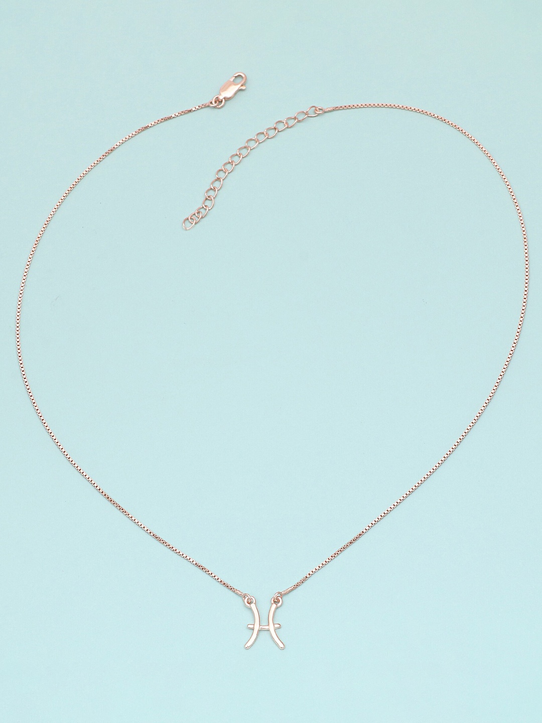 

Silgo 925 Sterling Silver Rose Gold-Plated Necklace