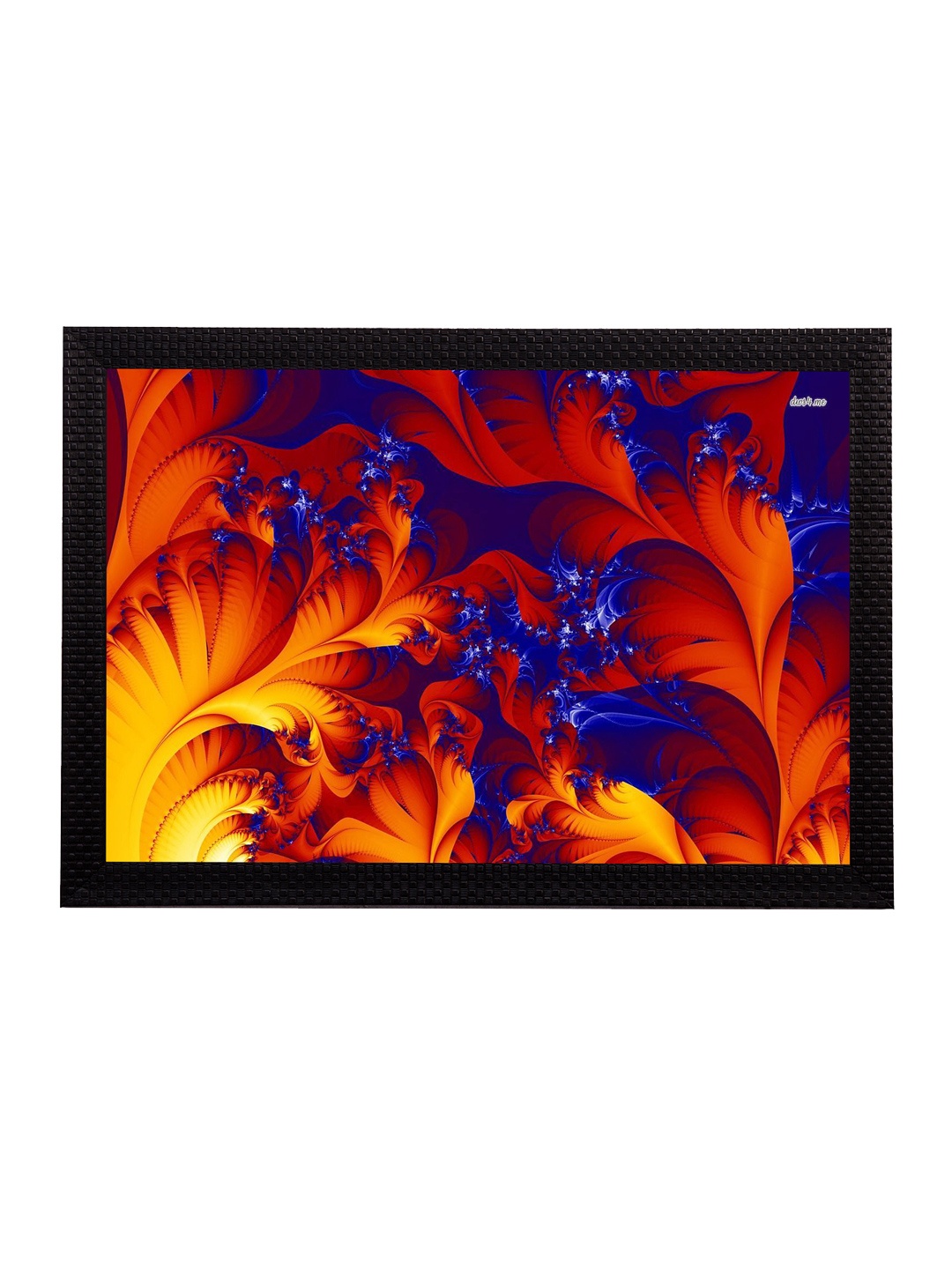 

eCraftIndia Multicoloured Abstract UV Wall Art, Multi