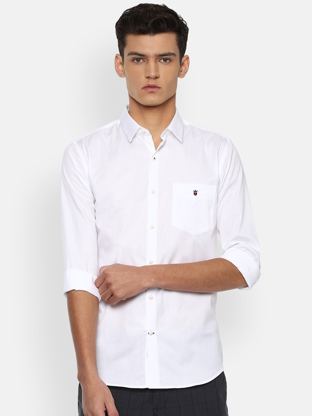 

Louis Philippe Sport Men White Slim Fit Pure Cotton Casual Shirt