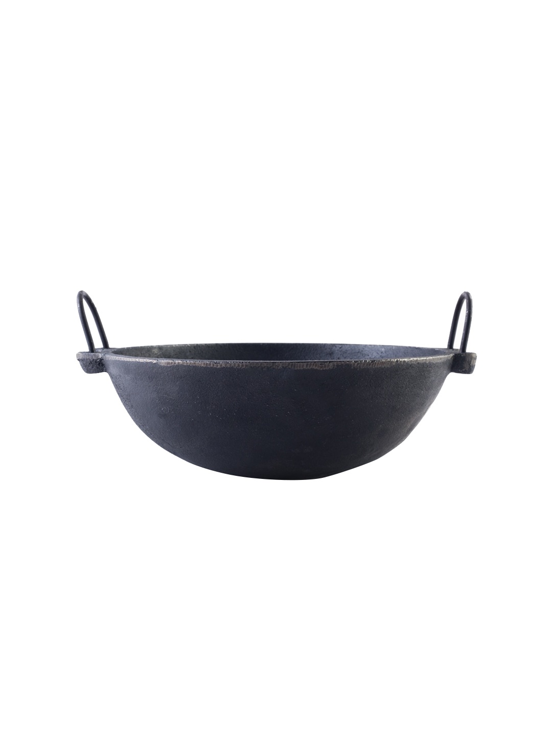 

The Indus Valley Black Pre-Seasoned Cast Iron Kadai Gas Stove Friendly - 20 cm
