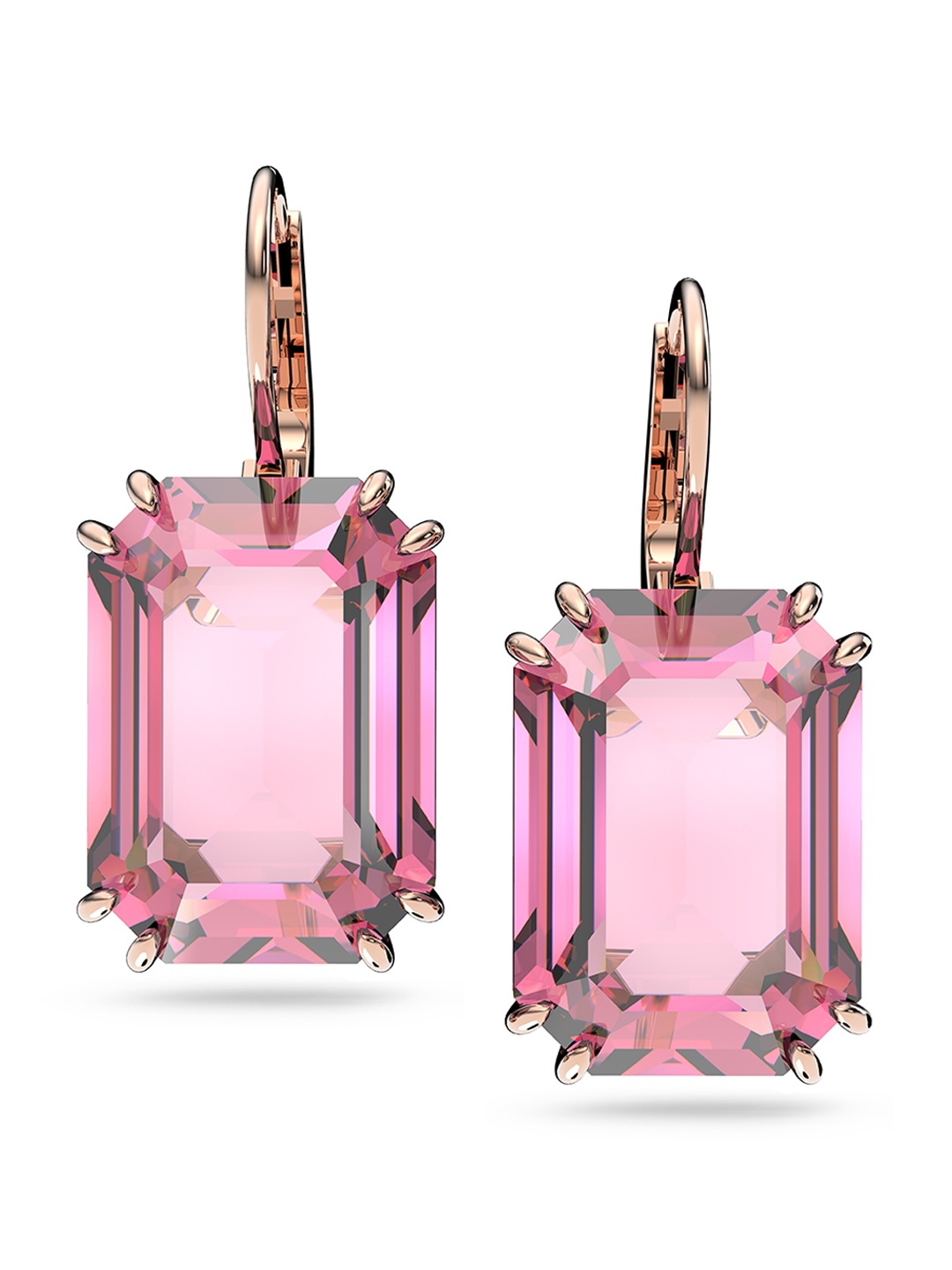 

SWAROVSKI Woman Pink Square Studs Earrings