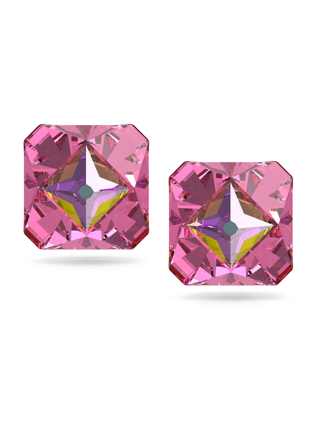 

SWAROVSKI Pink Square Studs Earrings