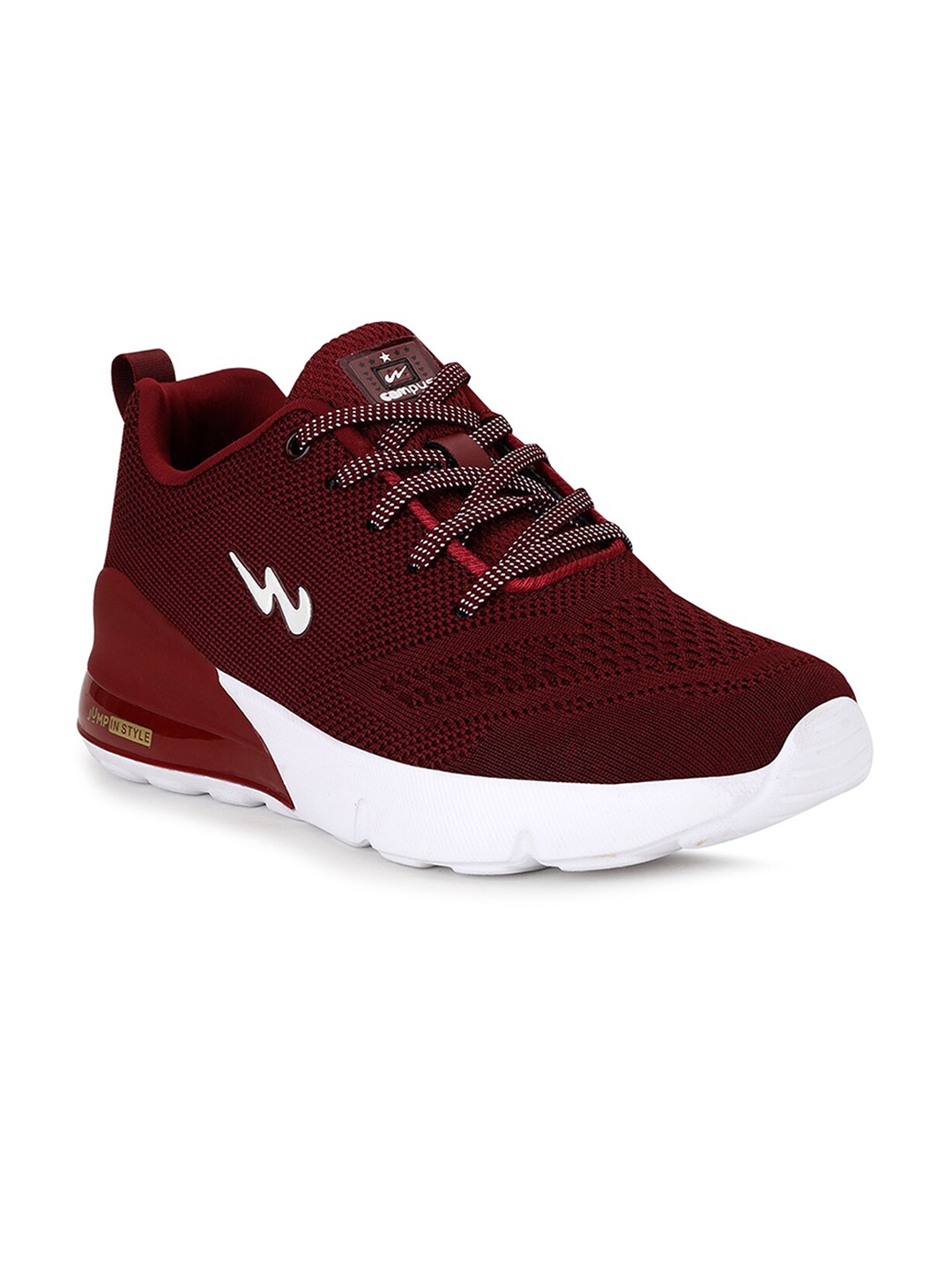 

Campus Unisex Kids Maroon Mesh Running Shoes