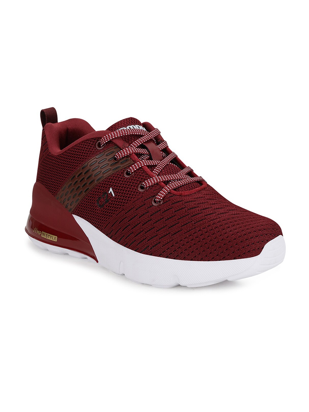 

Campus Unisex Kids Maroon Mesh Running Shoes
