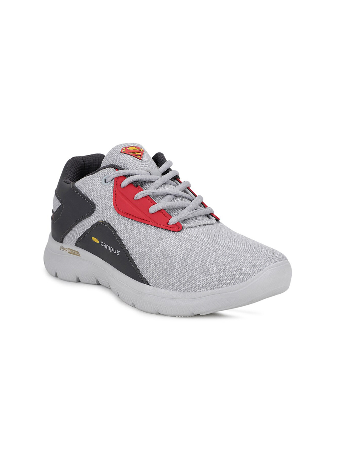 

Campus Unisex Kids Grey Mesh Running Shoes