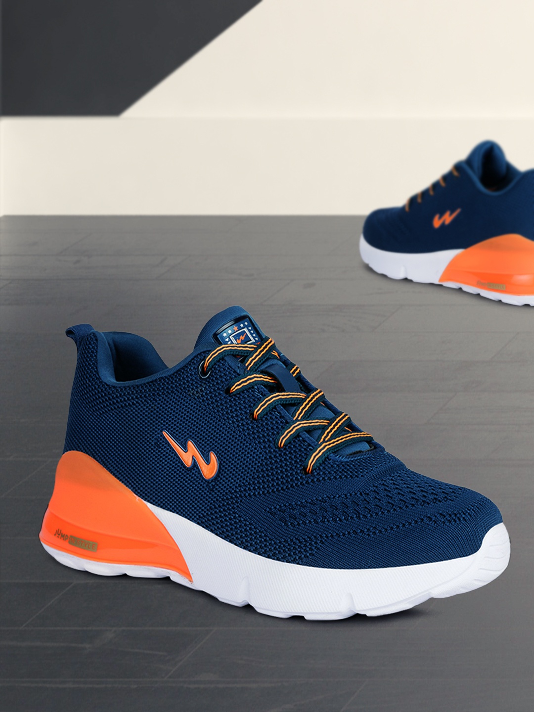 

Campus Unisex Kids Blue Mesh Running Shoes