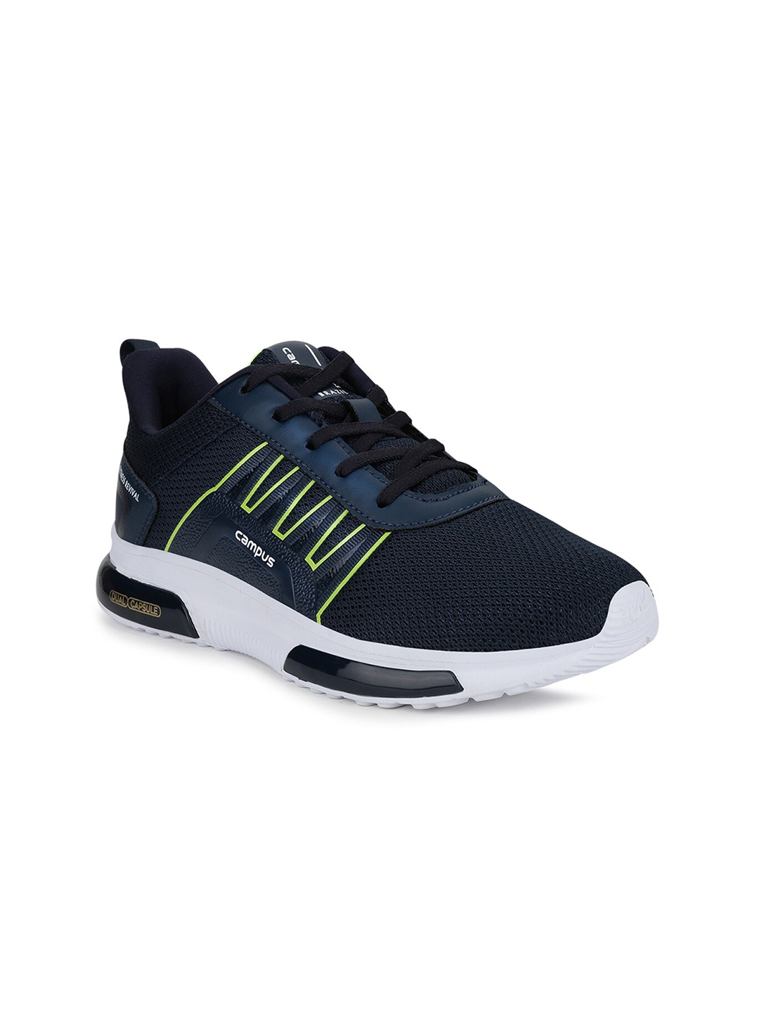 

Campus Unisex Kids Navy Blue Mesh Running Shoes