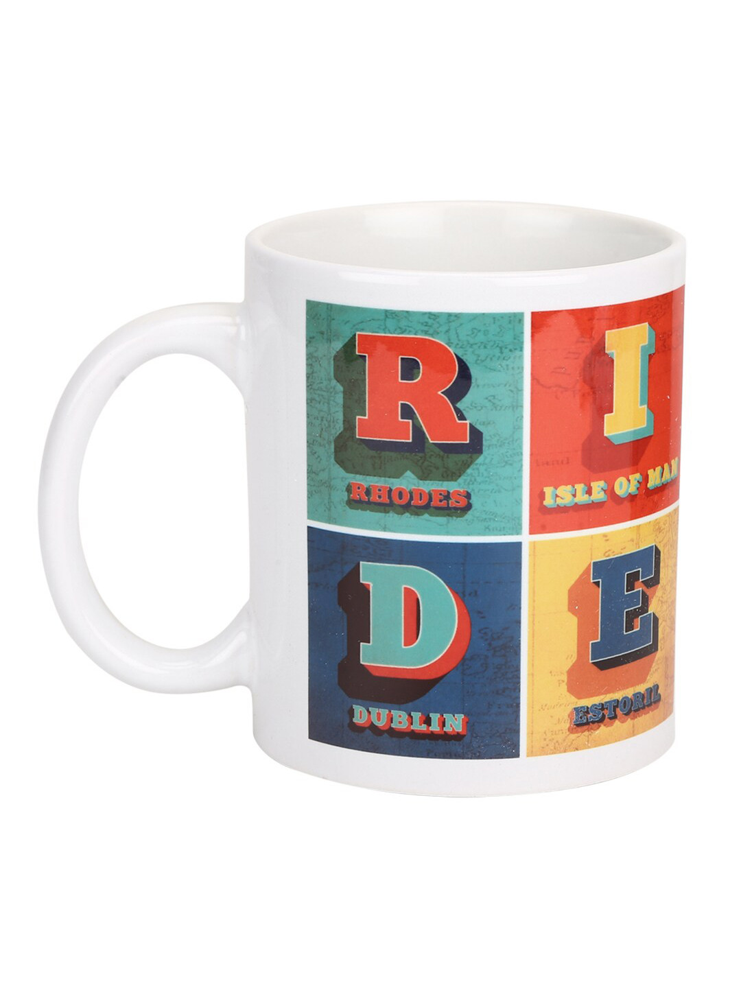 

Royal Enfield White & Red Printed Ceramic Matte Ceramic Mugs