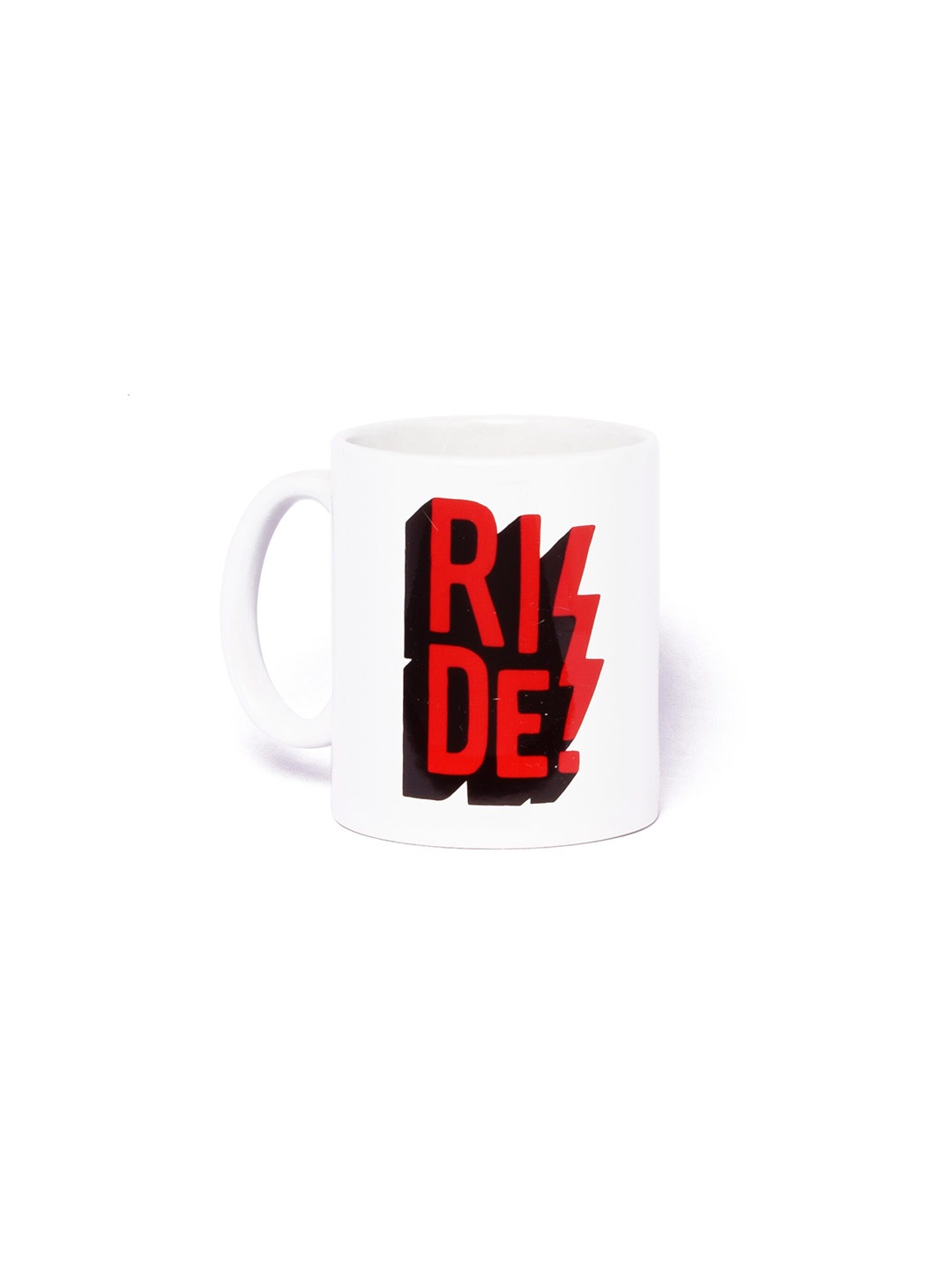 

Royal Enfield White & Red Printed Ceramic Glossy Mugs Set of Cups and Mugs