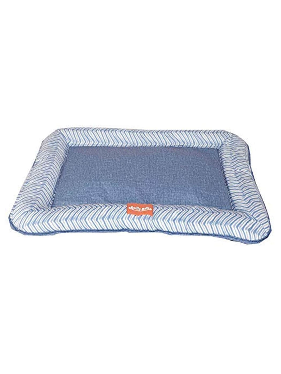 

Emily pets Blue Printed Cotton Pet Bed