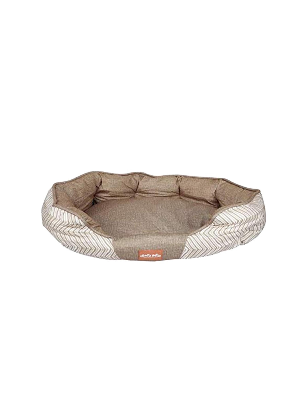 

Emily pets Brown & White Printed Self-Warming Pet Bed