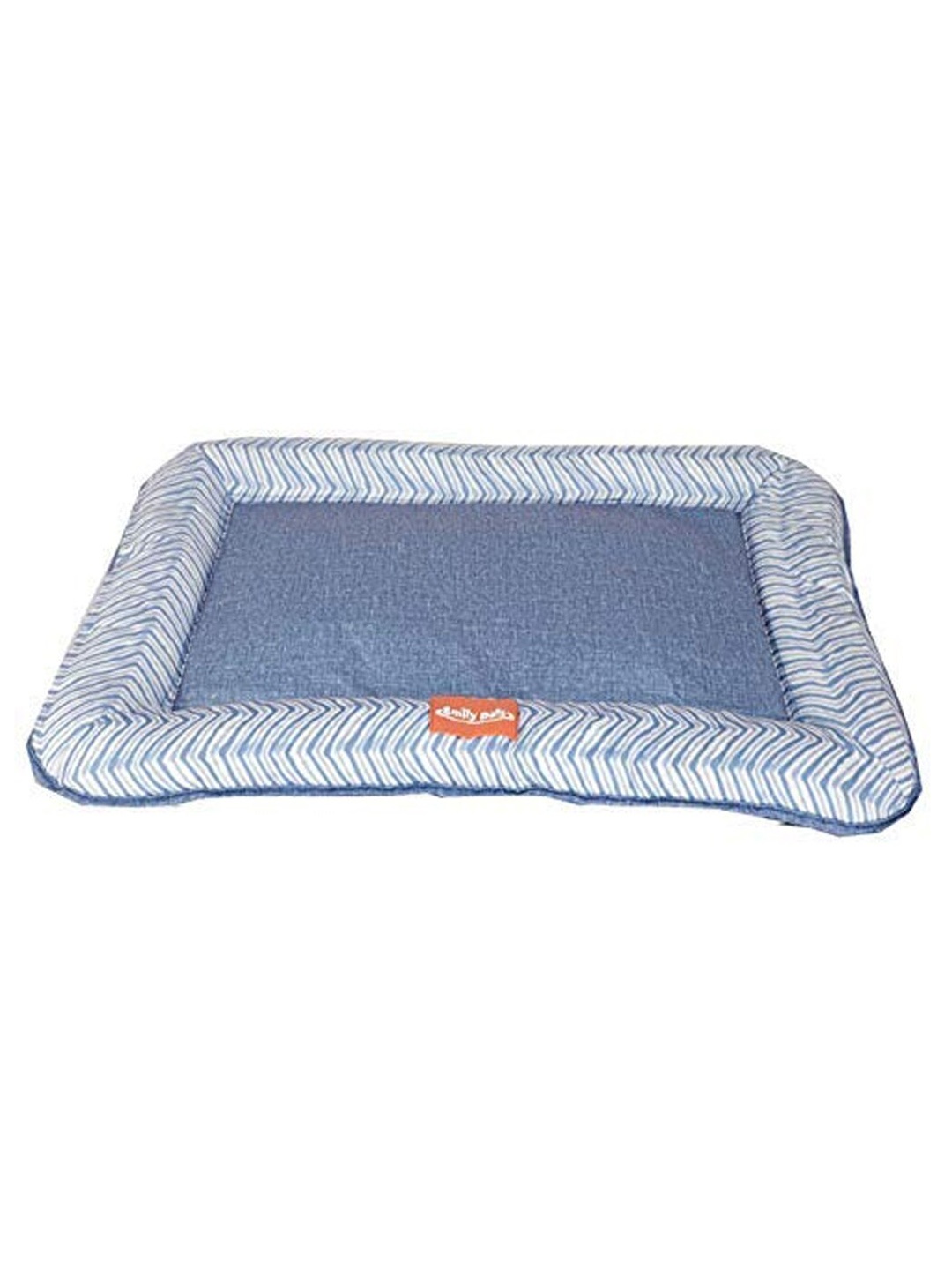 

Emily pets Blue & White Printed Self-Warming Pet Bed