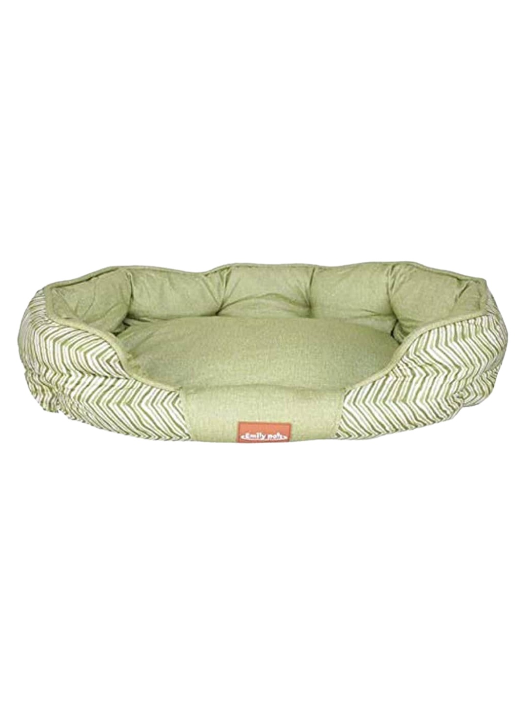 

Emily Pets Green & White Printed Cotton Pet Bed