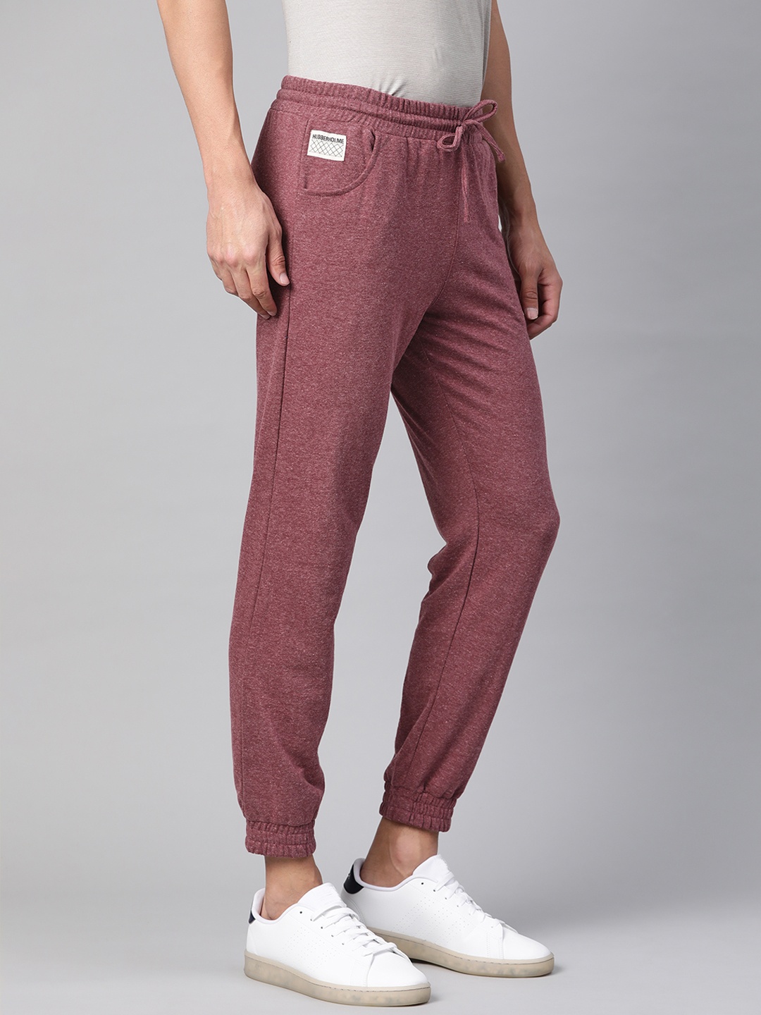 

Hubberholme Men Red Cotton Regular Fit joggers