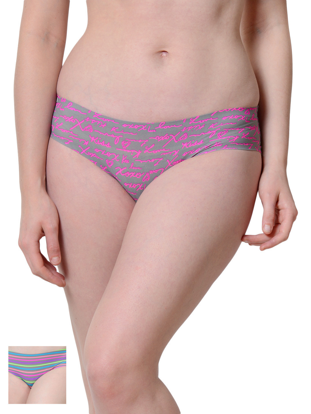 

Da Intimo Women Pack of 2 Printed Briefs DIU-0910, Multi