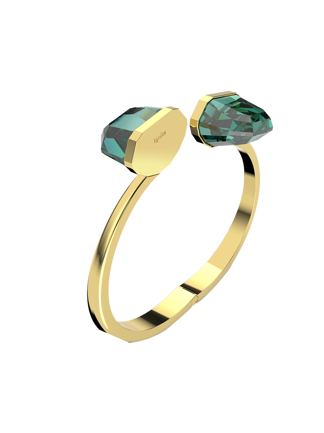 

SWAROVSKI Green & Gold-Plated Lucent Bangle