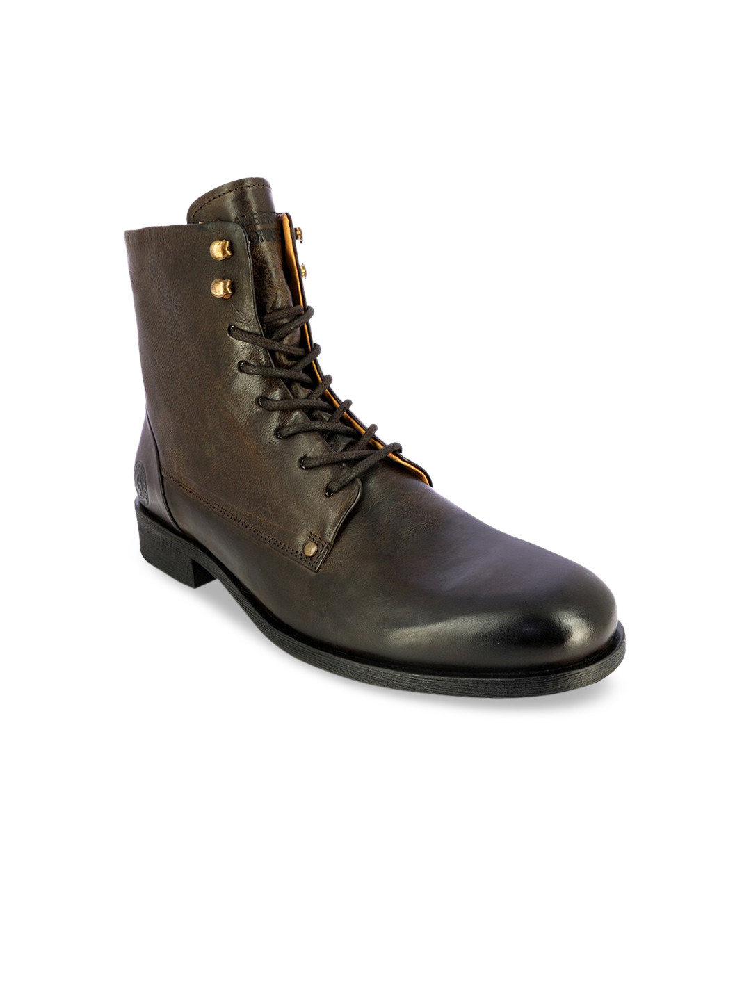 

Alberto Torresi Men Brown Mid-Top Boots