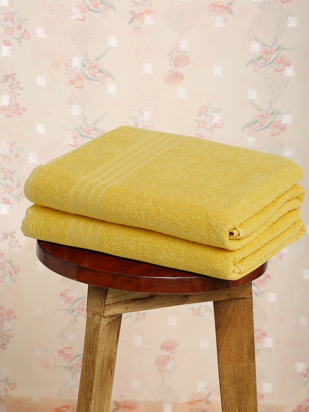 

Trident Set Of 2 Yellow 400 GSM Towel