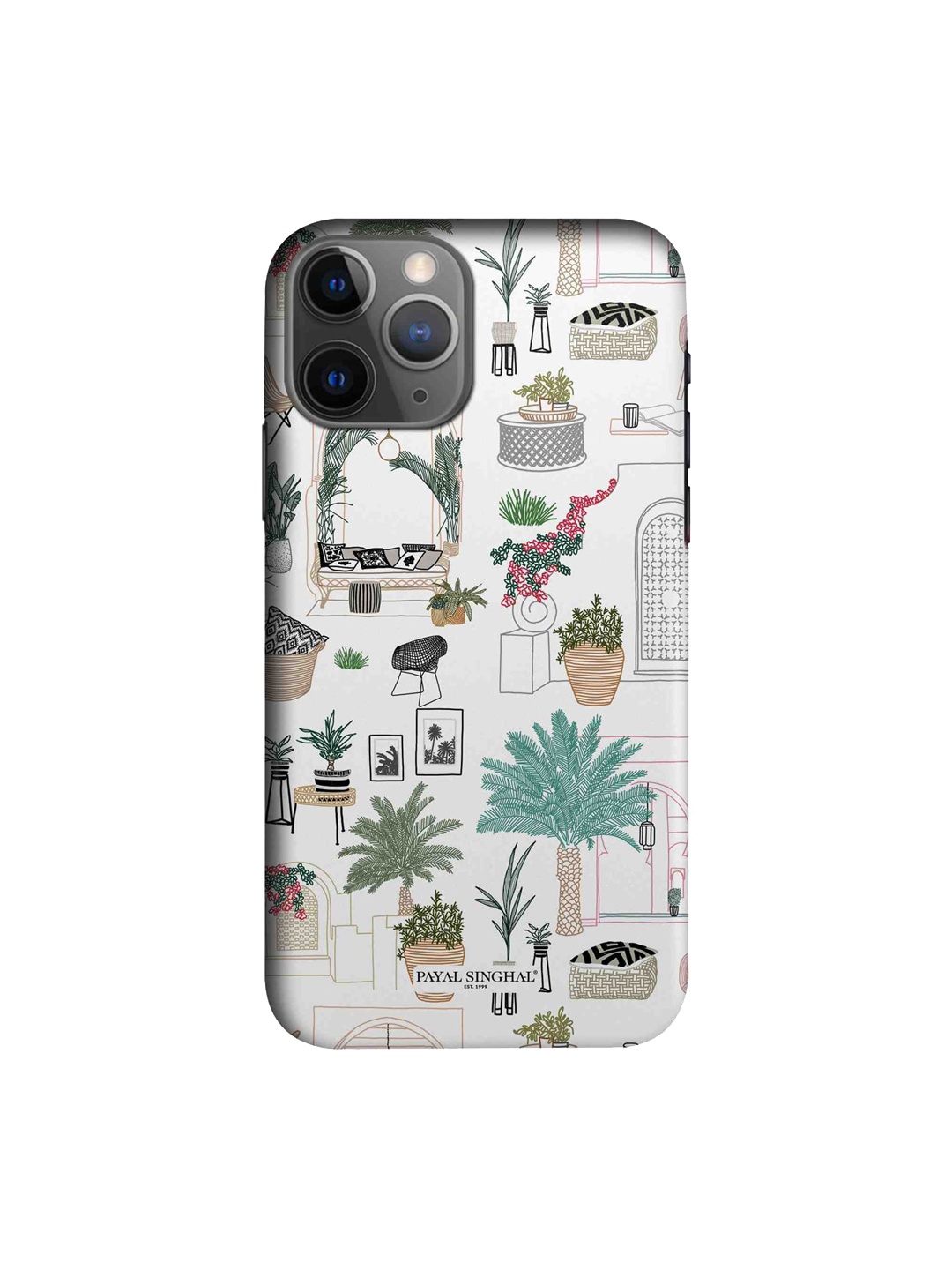 

macmerise White & Green Printed iPhone 11 Pro MaxiPhone 11 Pro Max Back Case