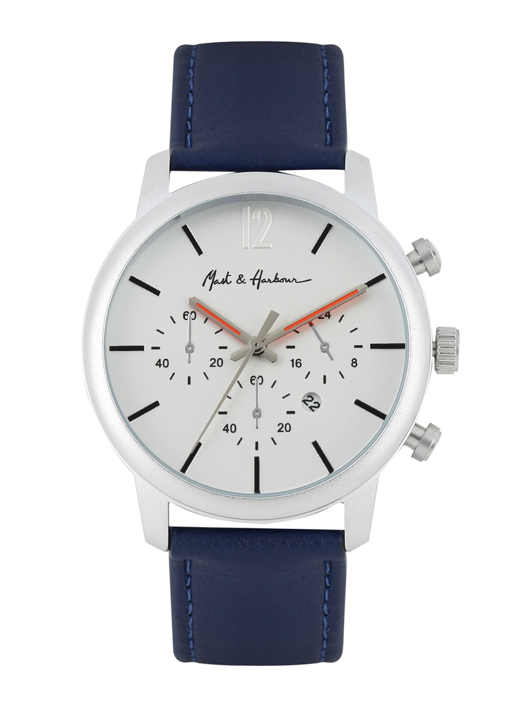 

Mast & Harbour Men White Analogue Watch MFB-PN-WTH-S9543-3B