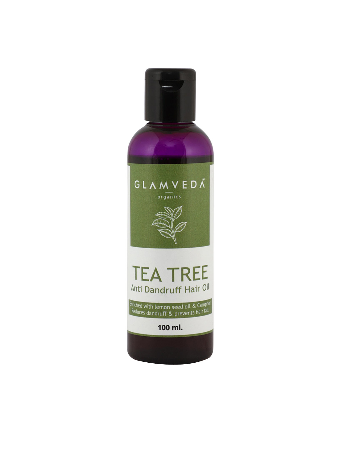 

GLAMVEDA Tea Tree Anti Dandruff Hair Oil 100 ml, Green