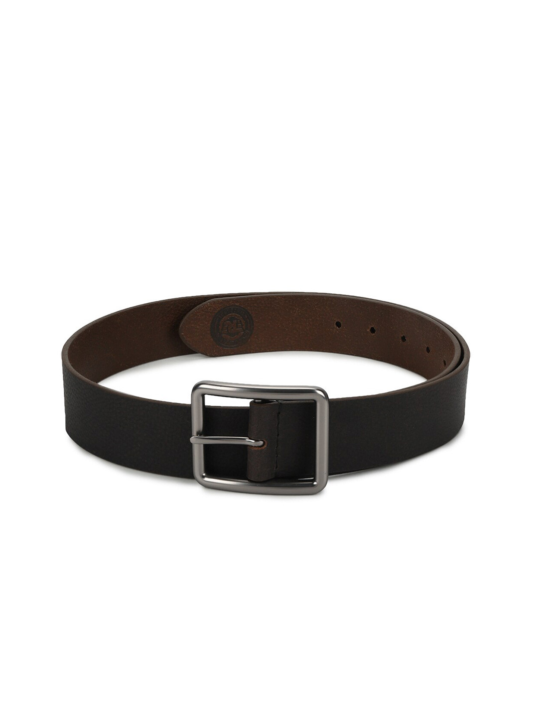 

Royal Enfield Men Black Leather Belt
