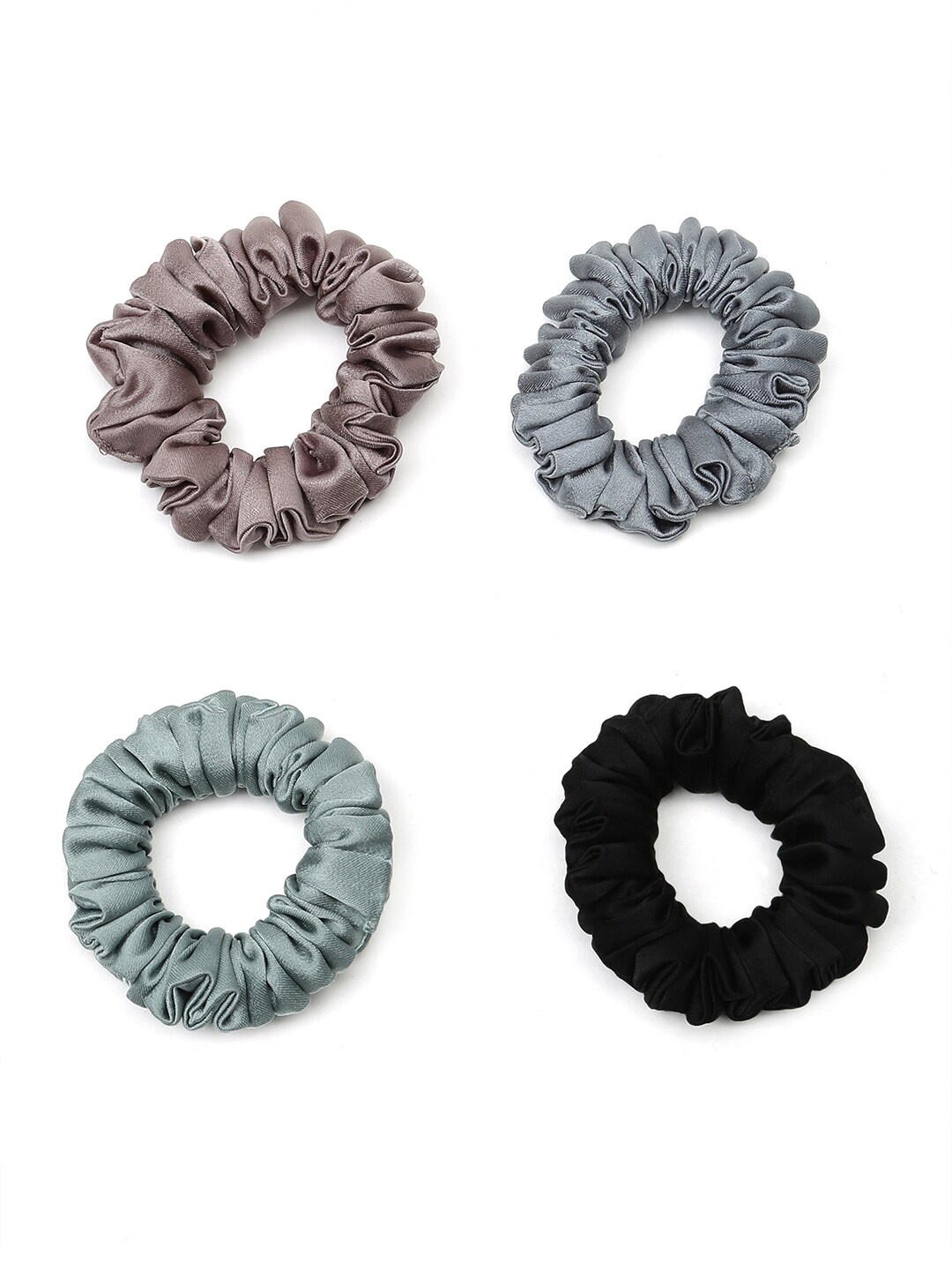 

Knotty Tail Women Lavender & Blue Set of 4 Ponytail Holders