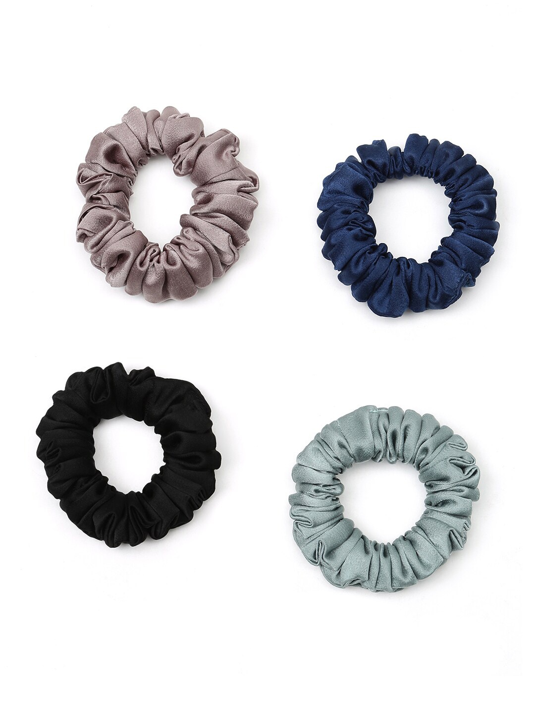 

Knotty Tail Women Lavender & Blue Set of 4 Ponytail Holders