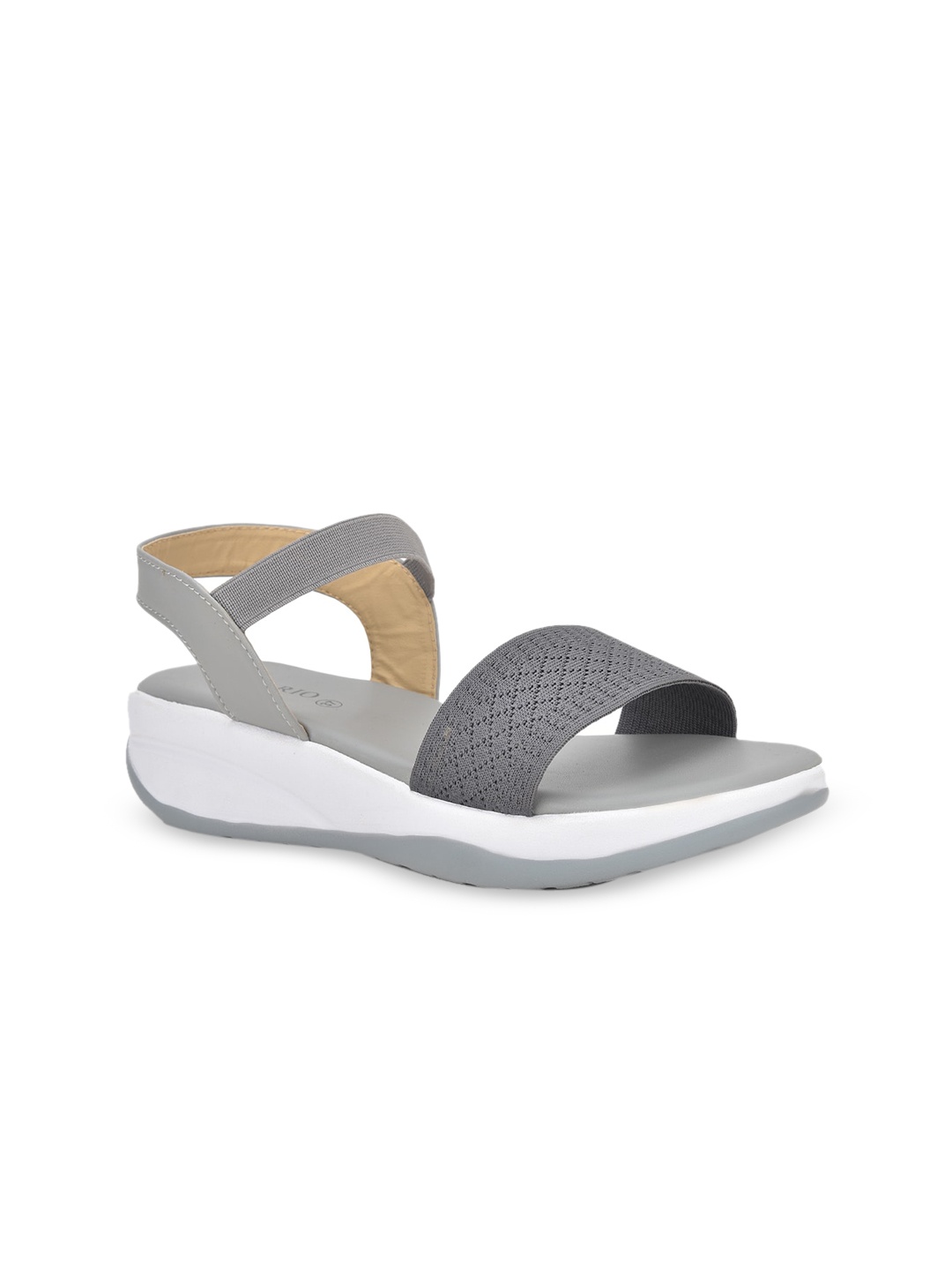 

SALARIO Women Grey Colourblocked Slip-On Sneakers