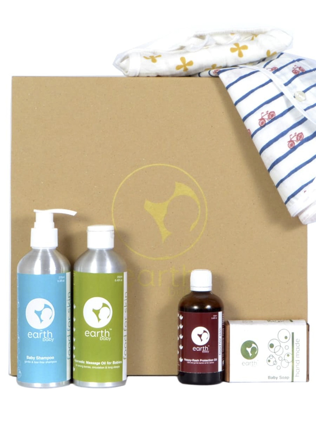 

earthbaby Baby Shower Hamper, Blue