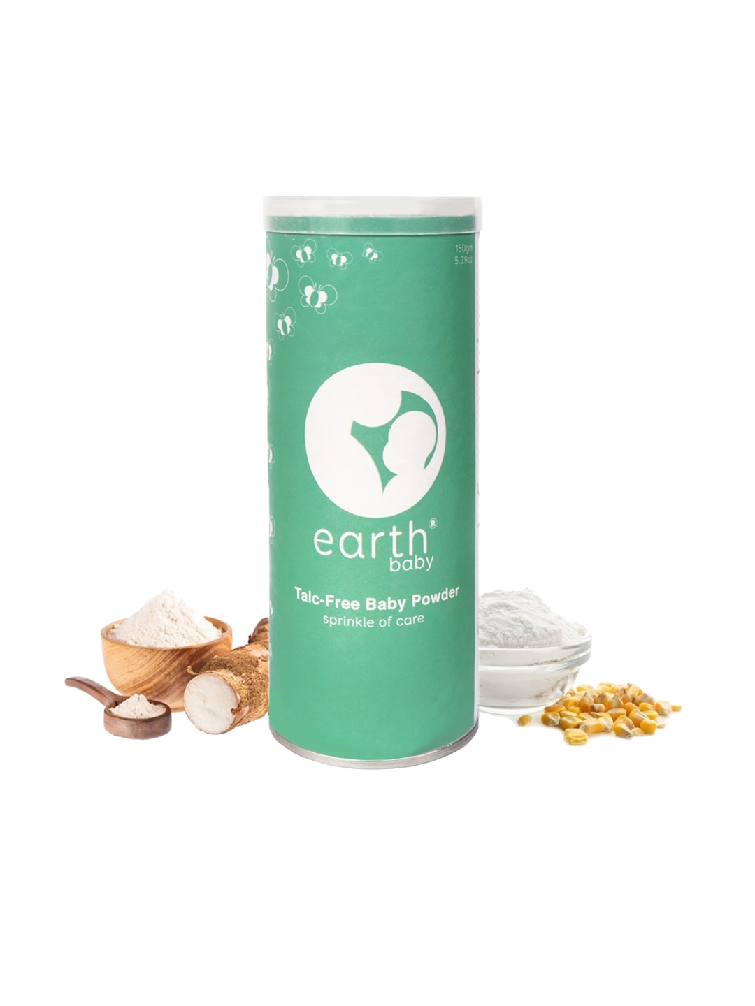 earthbaby Unisex Green Talc-Free Baby Powder -150 gms