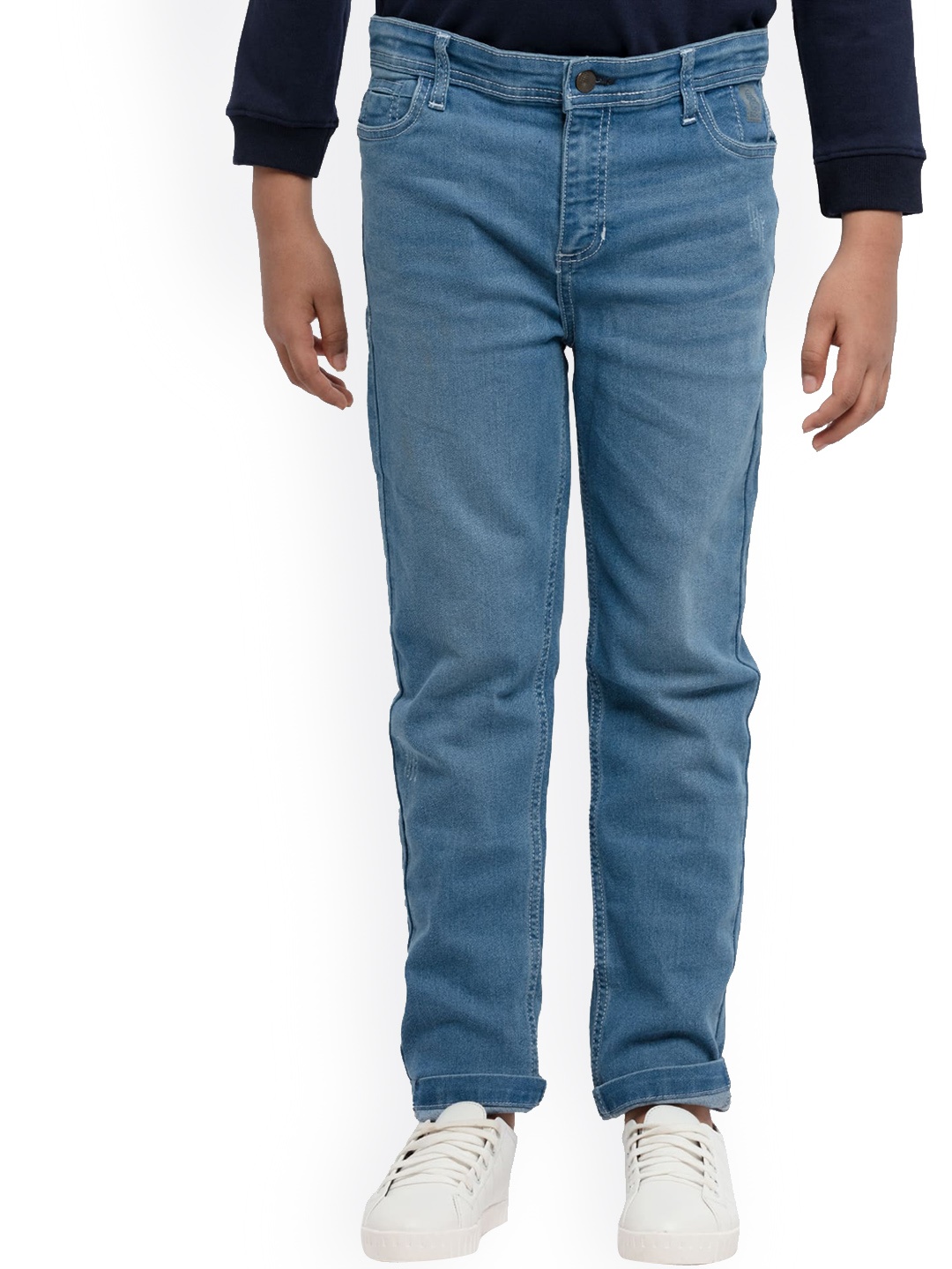 

UNDER FOURTEEN ONLY Boys Blue Slim Fit Jeans
