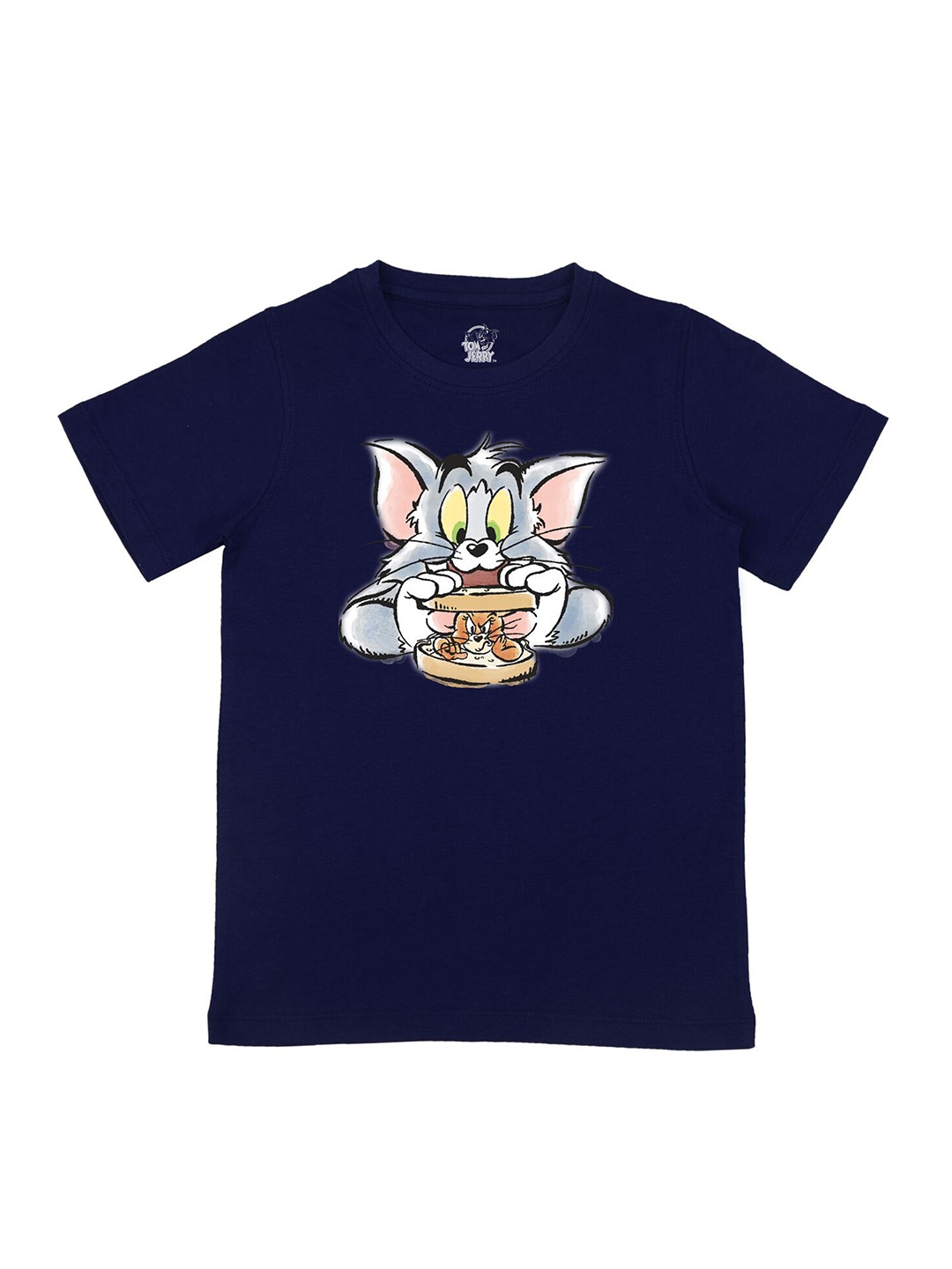 

Tom & Jerry by Wear Your Mind Boys Navy Blue T-shirt