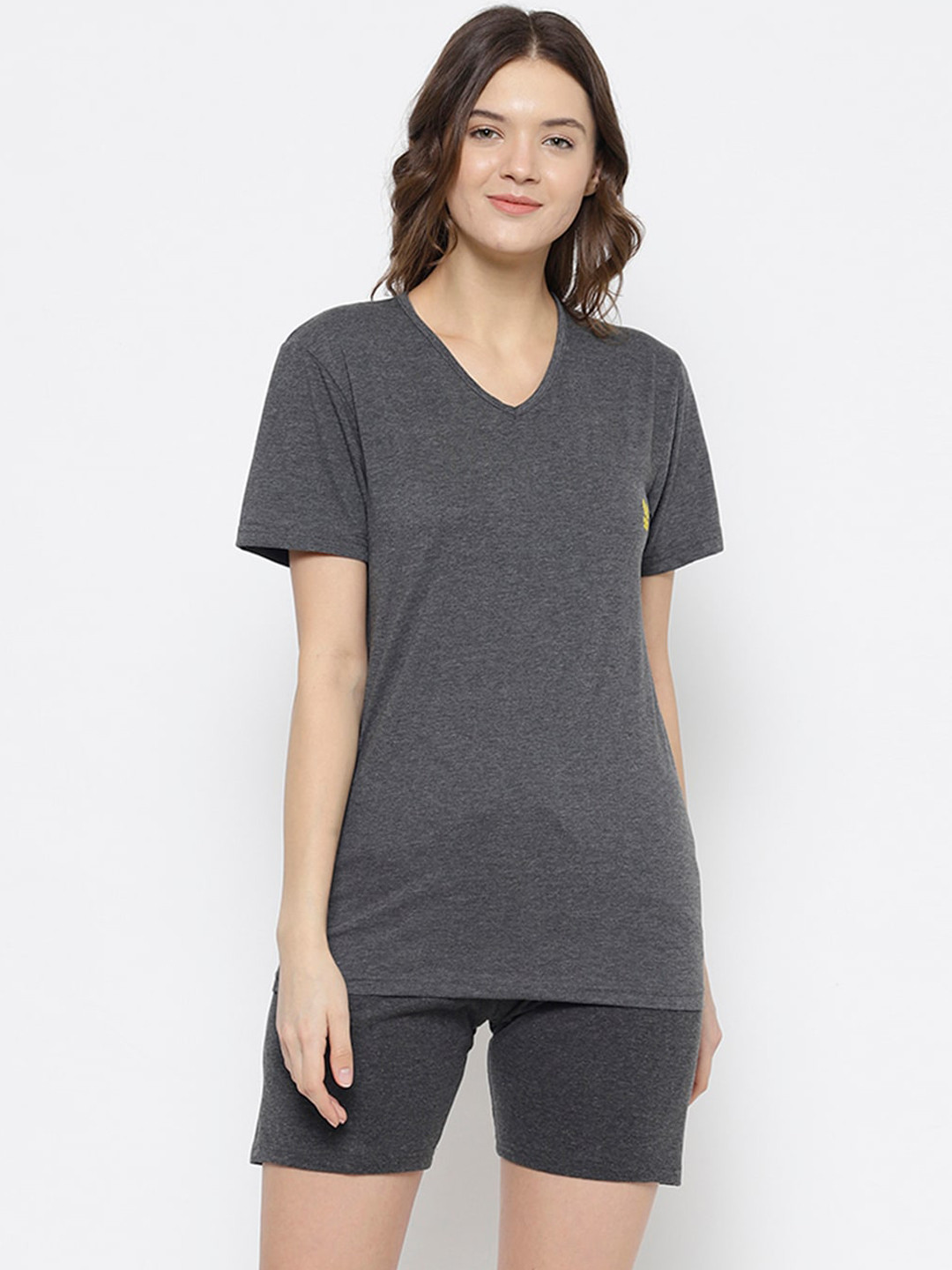 

VIMAL JONNEY Women Grey Night suit