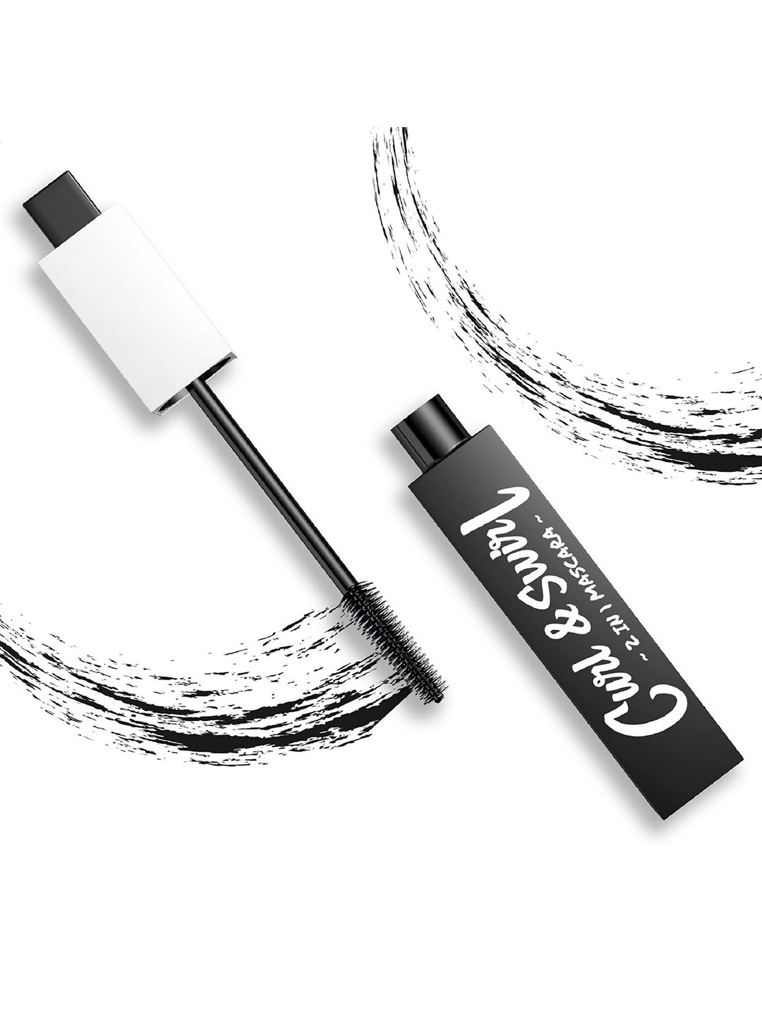 

Bella Voste Pack of 2 Black Eye Curl N Swirl Mascara & Kajal
