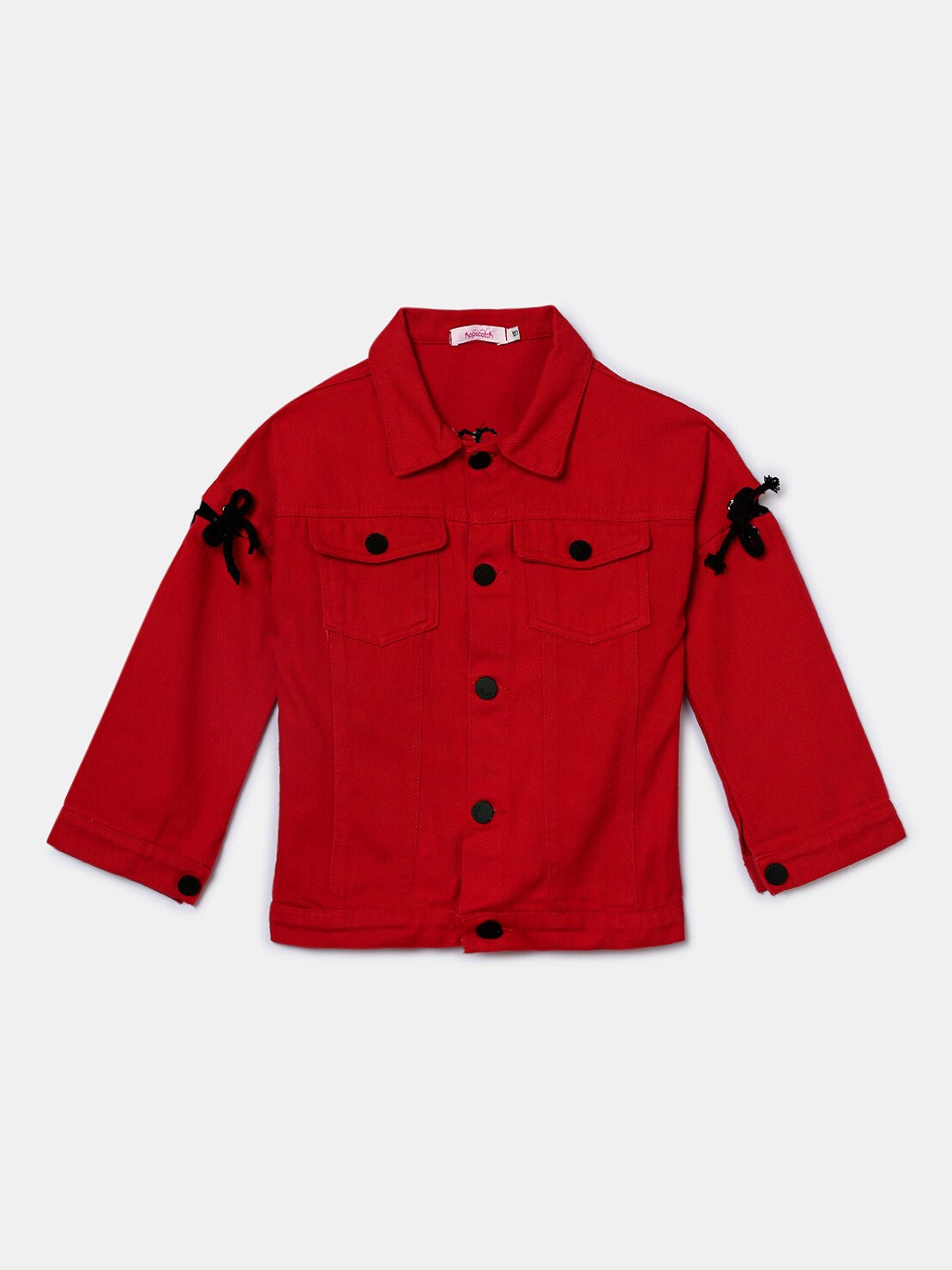 

Hopscotch Boys Red Open Front Jacket